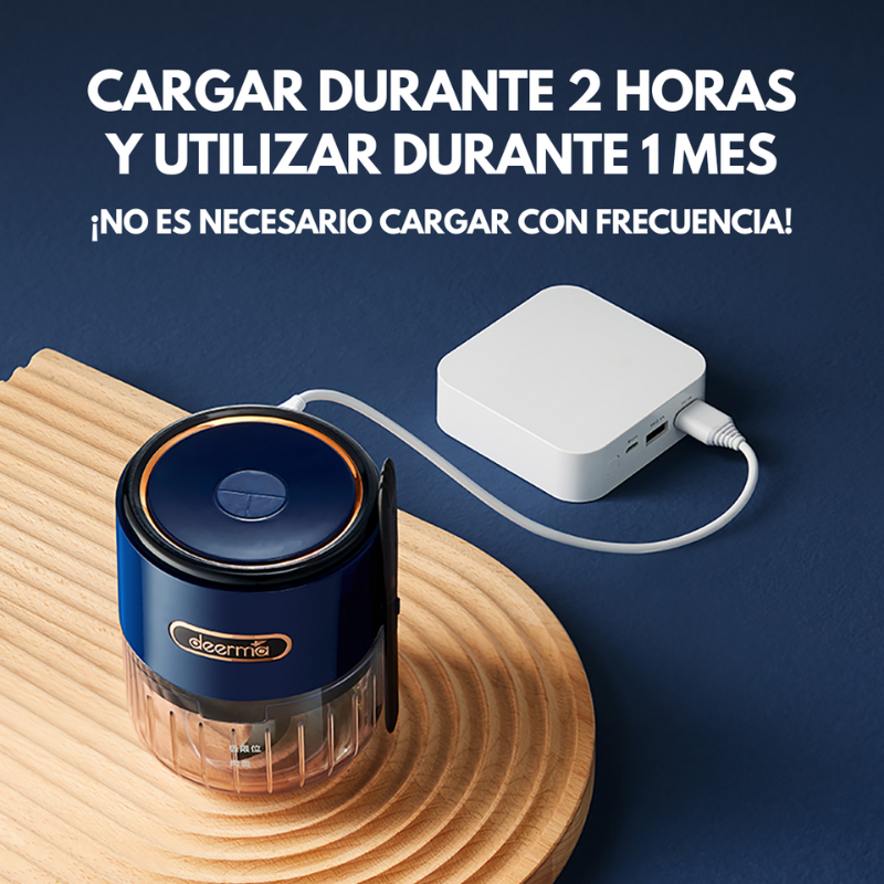 Picadora Eléctrica Inalámbrica Portátil DEM-JS100 | Deerma Perú