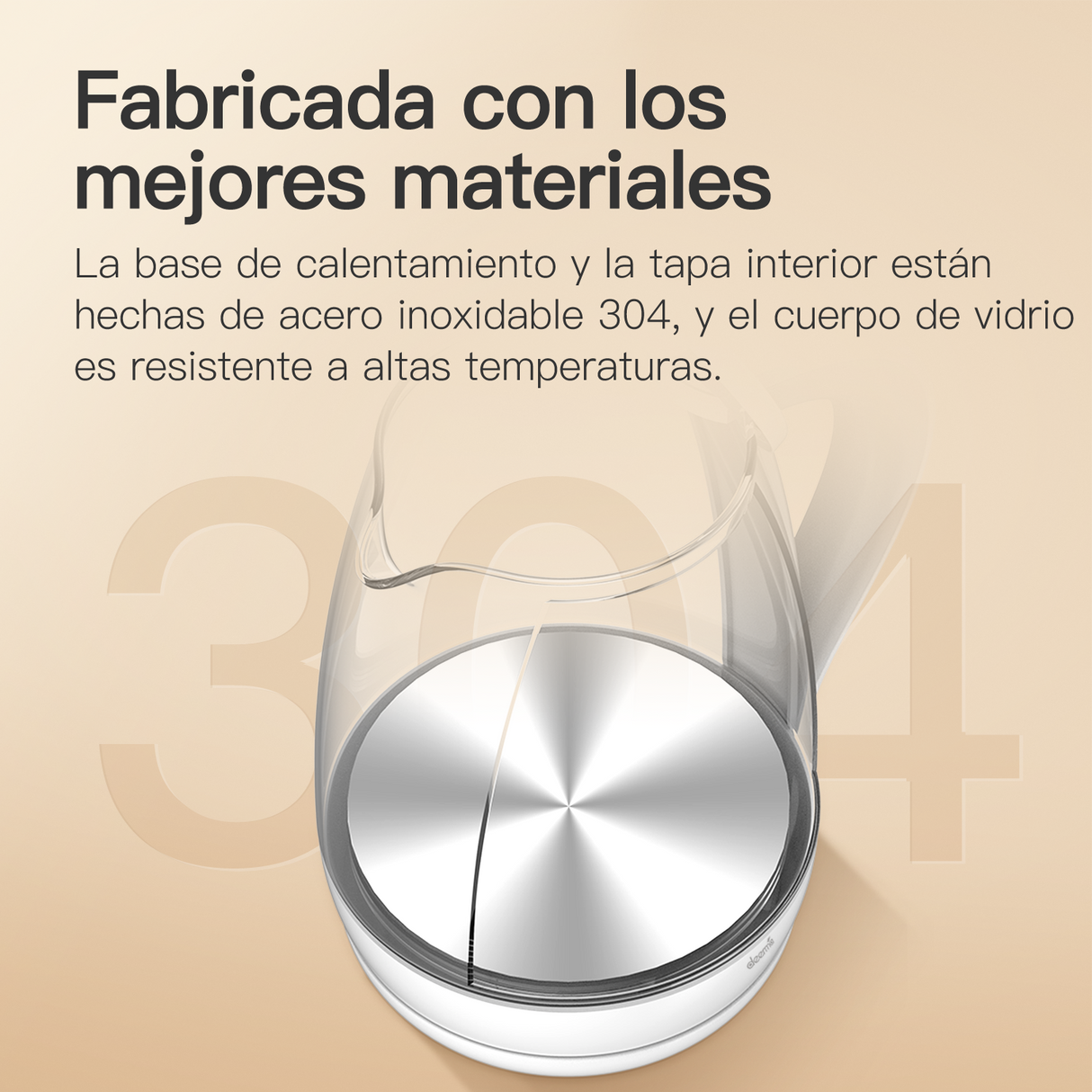 Hervidor de Vidrio 1.7 L DEM-SH30W