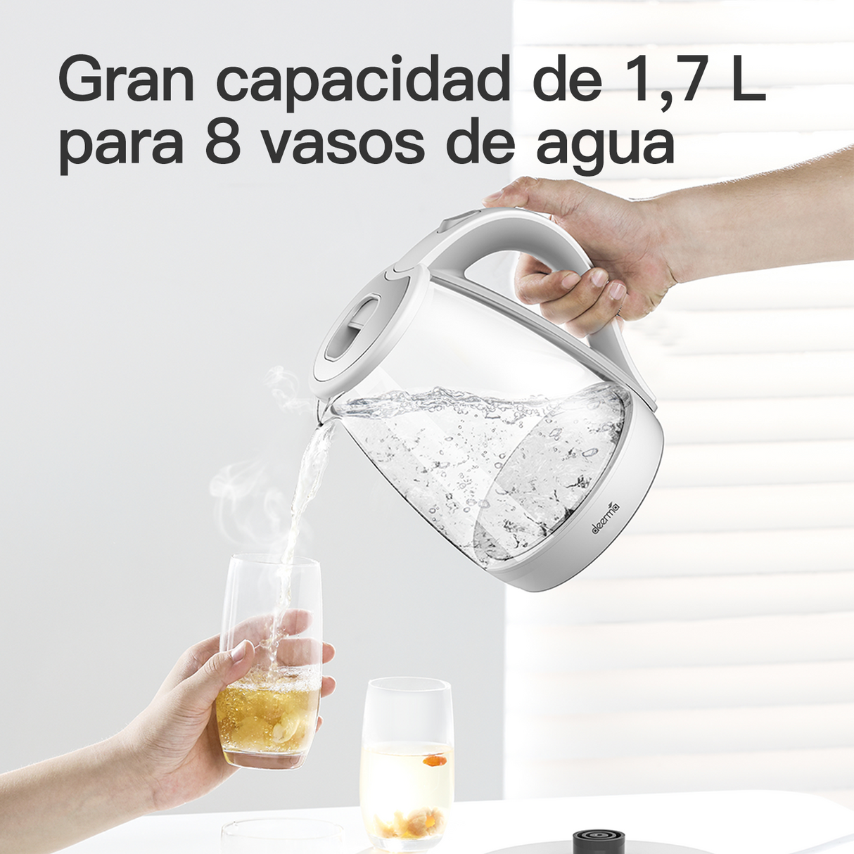 Hervidor de Vidrio 1.7 L DEM-SH30W