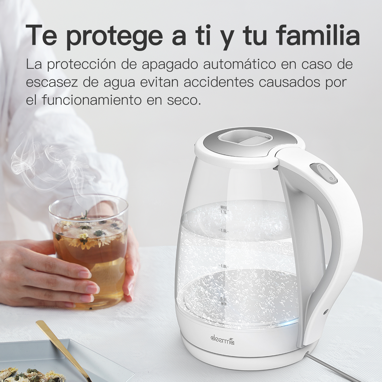 Hervidor de Vidrio 1.7 L DEM-SH30W