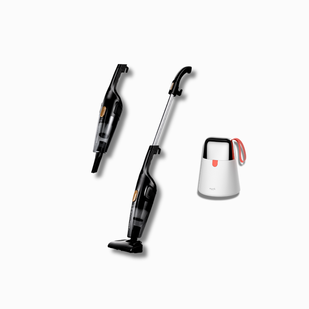 Aspiradora Multifuncional Deerma Dx115C + Removedor de Pelusas Inalámbrico Deerma MQ600