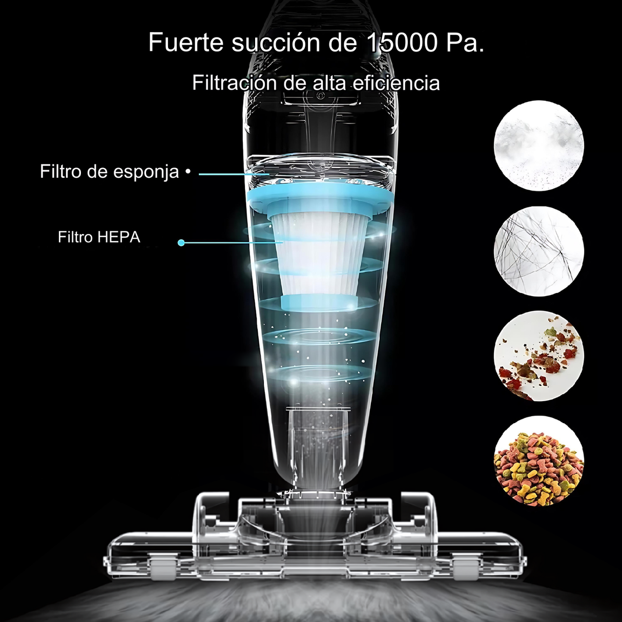 Aspiradora Multifuncional 2 en 1 - DX118C | Blanco| Filtro Incluido