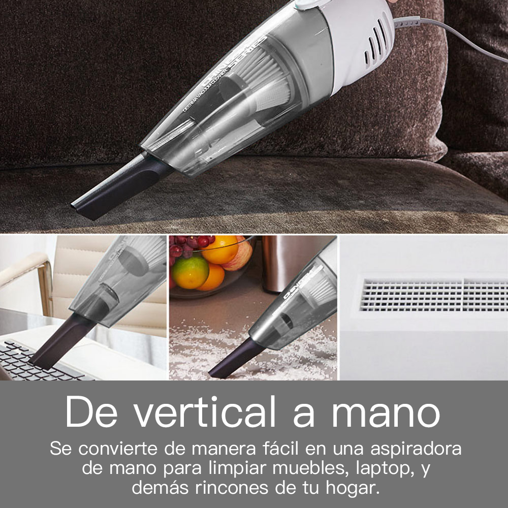 Aspiradora 2 en 1 DX118C / DX118C_GR + Removedor de Pelusa Portátil Inalámbrico MQ600