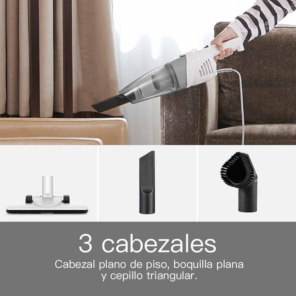 Aspiradora De Mano Vertical Deerma DX118C_GR + Removedor de Pelusa Portátil MQ813W