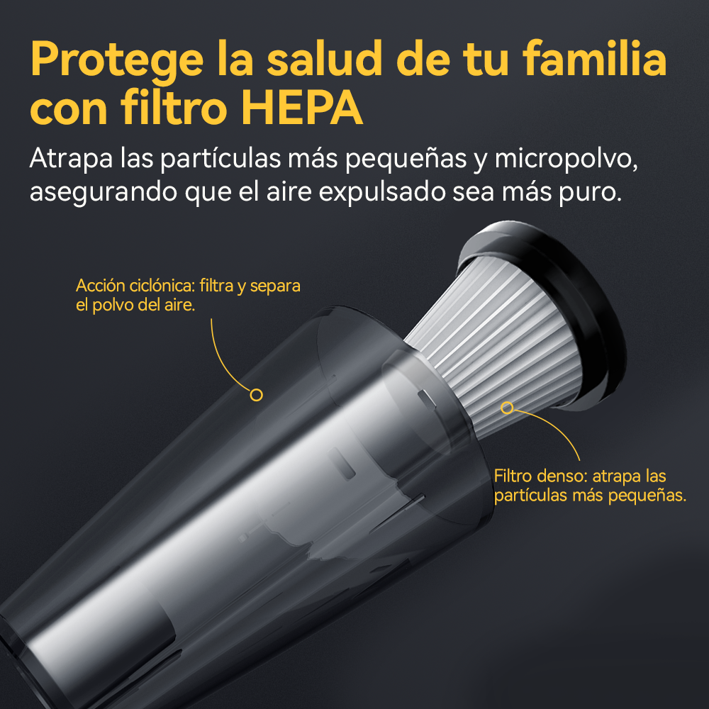 Aspiradora Multifuncional 2 en 1 Deerma DX120C Gris
