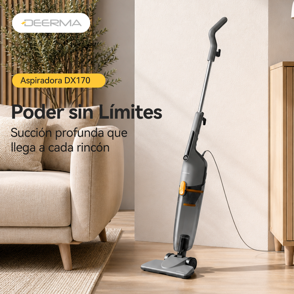 Aspiradora Multifuncional 2 en 1 Deerma DX170 Gris + Deshumedecedor Portátil Deerma DEM-CS50M