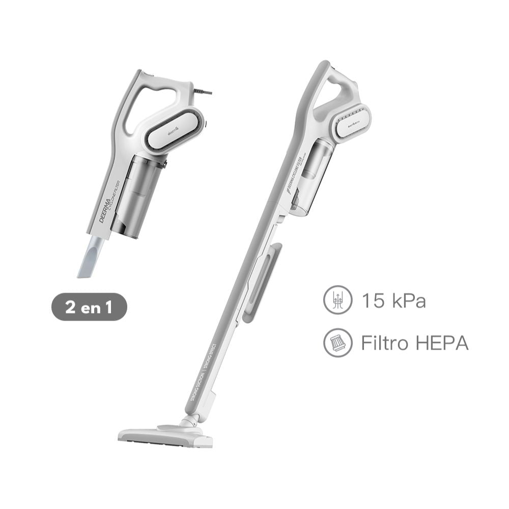 Aspiradora Multifuncional Ciclónica Pro DX700 - Vertical y de mano | Blanco | Filtro incluido