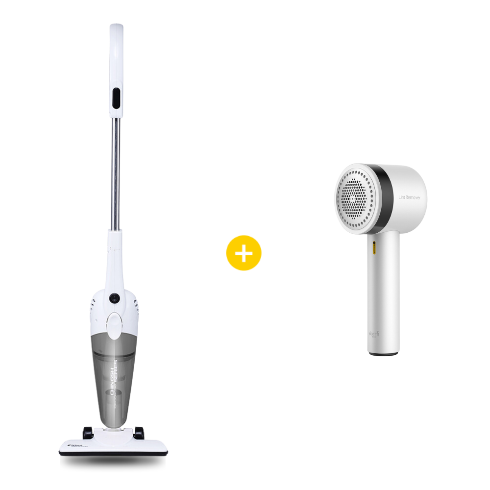 Aspiradora De Mano Vertical Deerma DX118C_GR + Removedor de Pelusa Portátil MQ813W