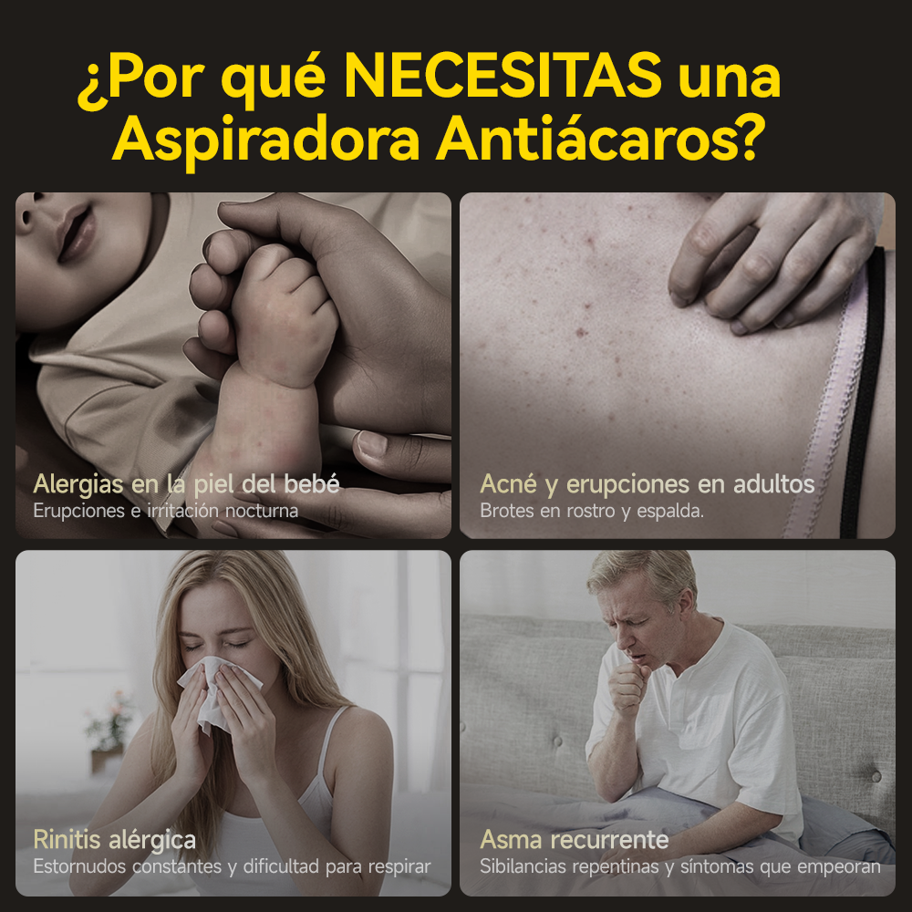 Aspiradora Anti ácaros Deerma M1 Detect con Doble Depósito y Luz UV
