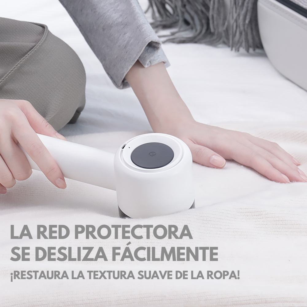 Removedores de Pelusa Portátiles Inalámbricos MQ813W + MQ600 Blanco