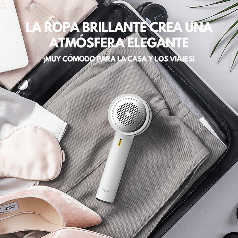 Removedores de Pelusa Portátiles Inalámbricos MQ813W + MQ600 Blanco