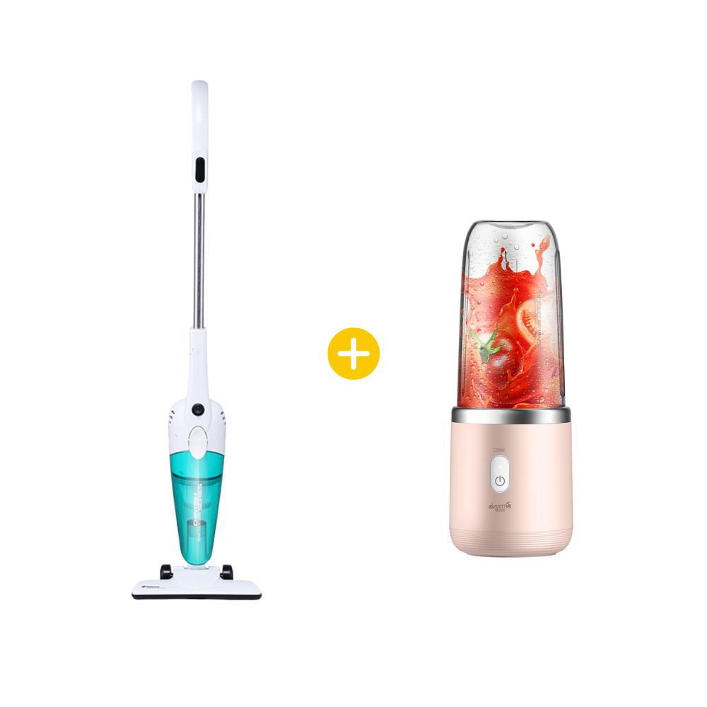 Aspiradora Vertical y De Mano 2 en 1 DX118C + Licuadora Portátil Inalámbrica NU05