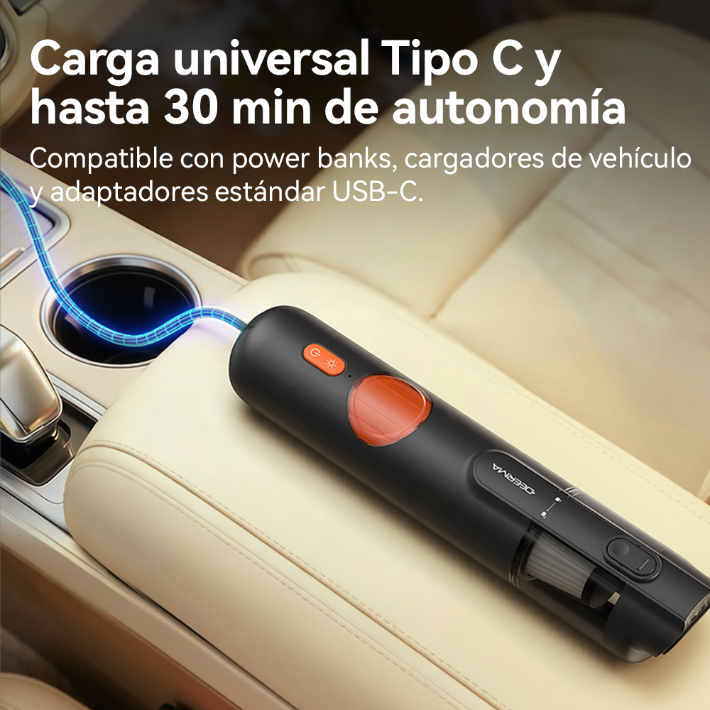 Aspiradora Inalámbrica Portatil Deerma XC01 | 7.5 KPa | Funciones 5 en 1