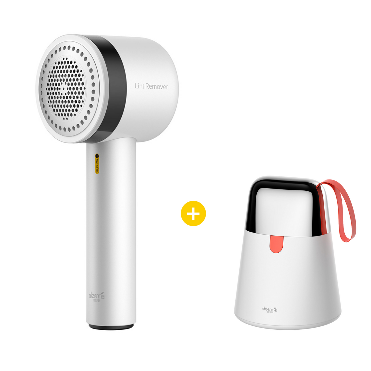 Removedores de Pelusa Portátiles Inalámbricos MQ813W + MQ600 Blanco