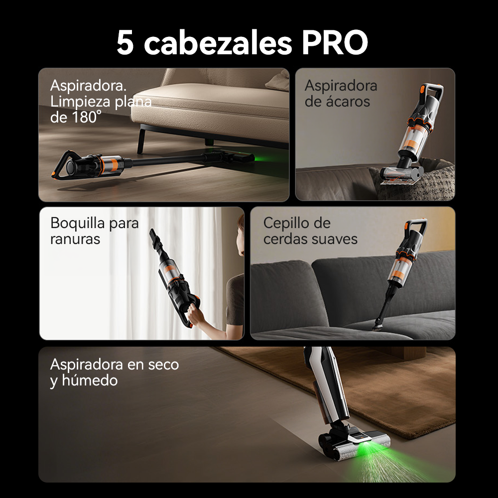 Aspiradora Lava pisos Deerma VX300 Autolimpieza 5 en 1