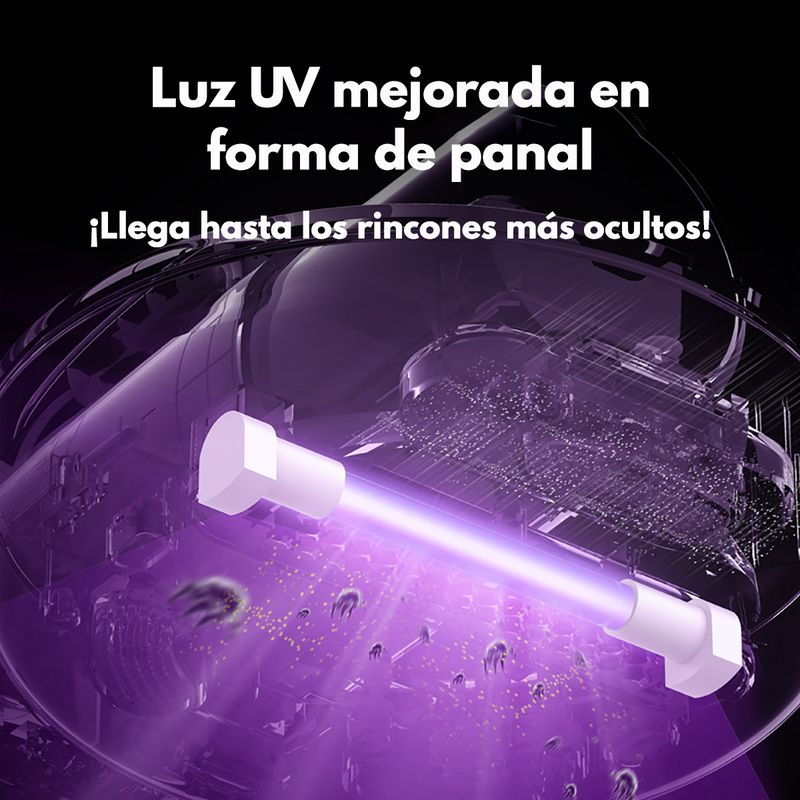 Aspiradora Anti-Ácaros y de Mano 2 en 1 CM1300 | Blanco | Hasta 99.9% libre de ácaros