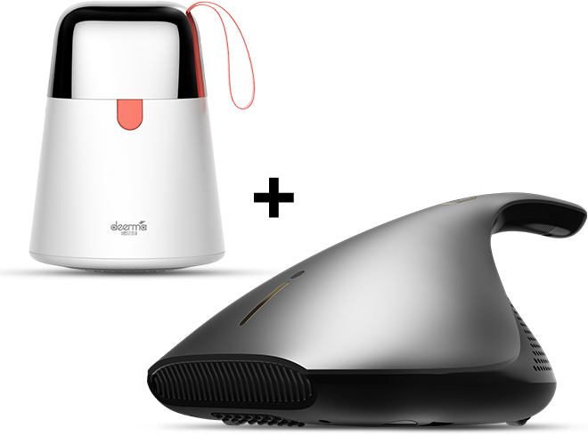 Aspiradora de Mano Anti-Ácaros EX919 + Removedor de Pelusa Portátil Inalámbrico MQ600