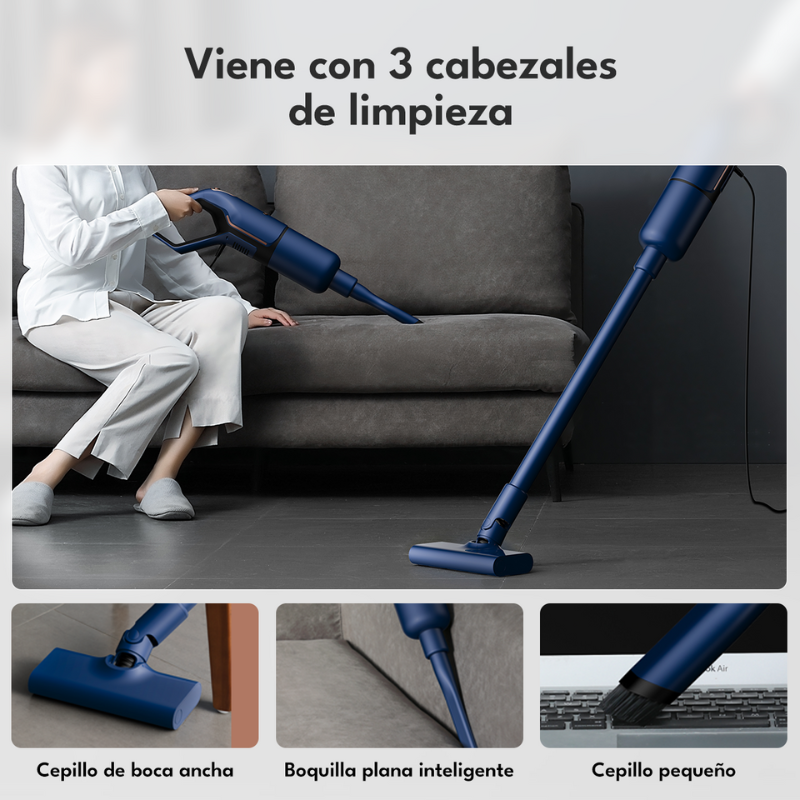 Aspiradora Multiangulo Premium DX1000/W* Deerma | Filtro Incluido | Azul Marino