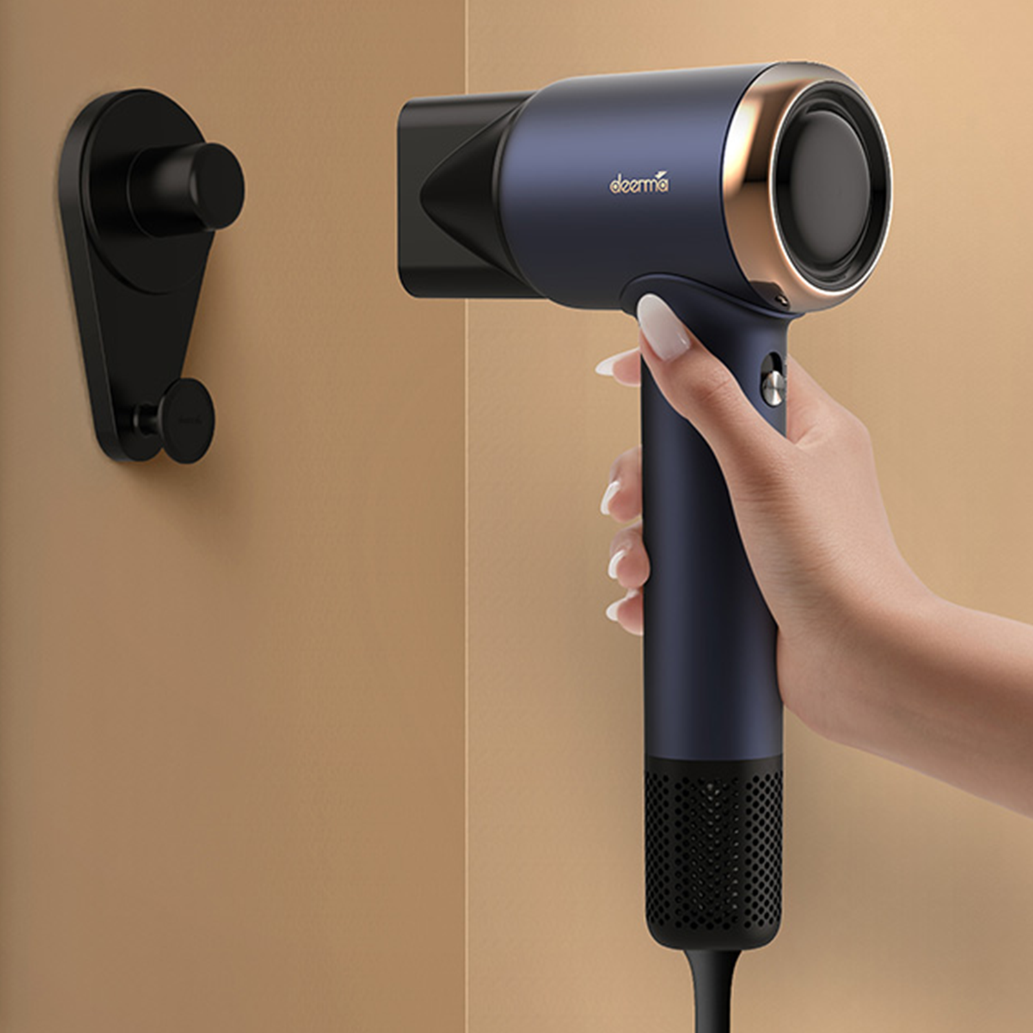 Secadora de Cabello Supersónica Azul DEM-CF50W