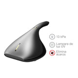 Aspiradora de Mano Anti-Ácaros EX919 + Removedor de Pelusa Portátil Inalámbrico MQ600