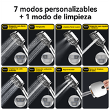 Cabezal de ducha Alta Presión 2 en 1 DEERMA HS01 Plata