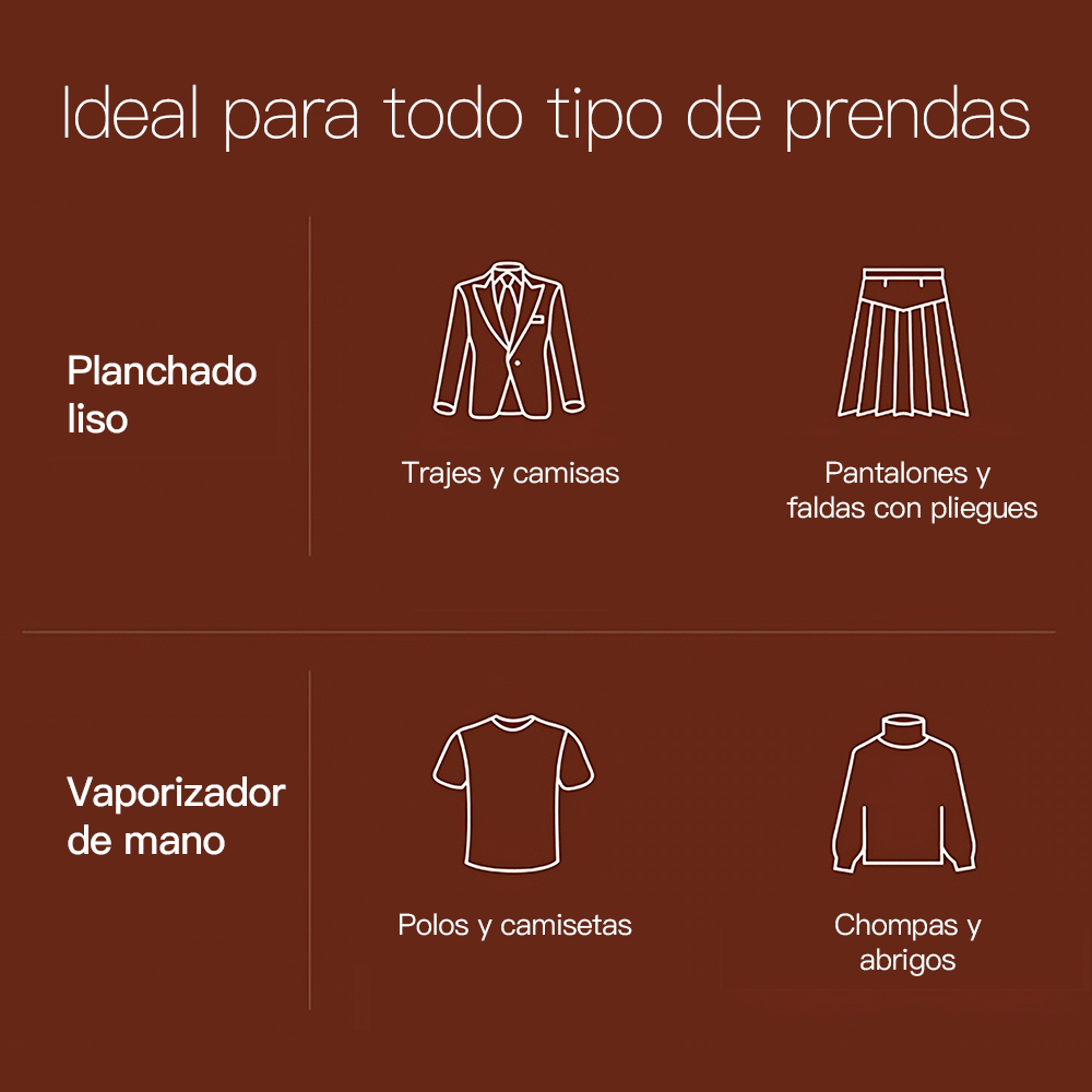 Plancha y Vaporizador Premium DEM-HS300