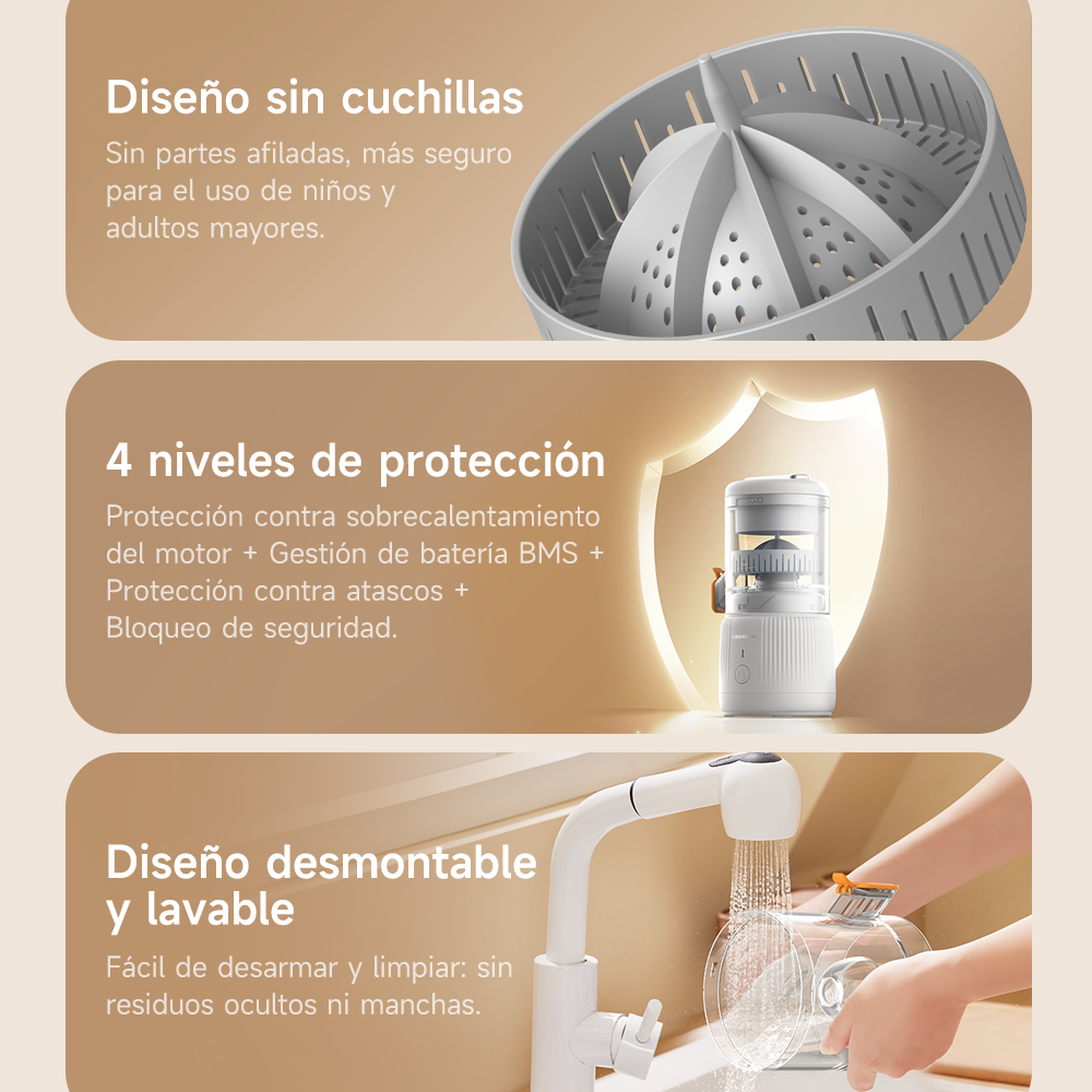 Exprimidor de cítricos Inalámbrico Deerma DEM-LC01 Blanco