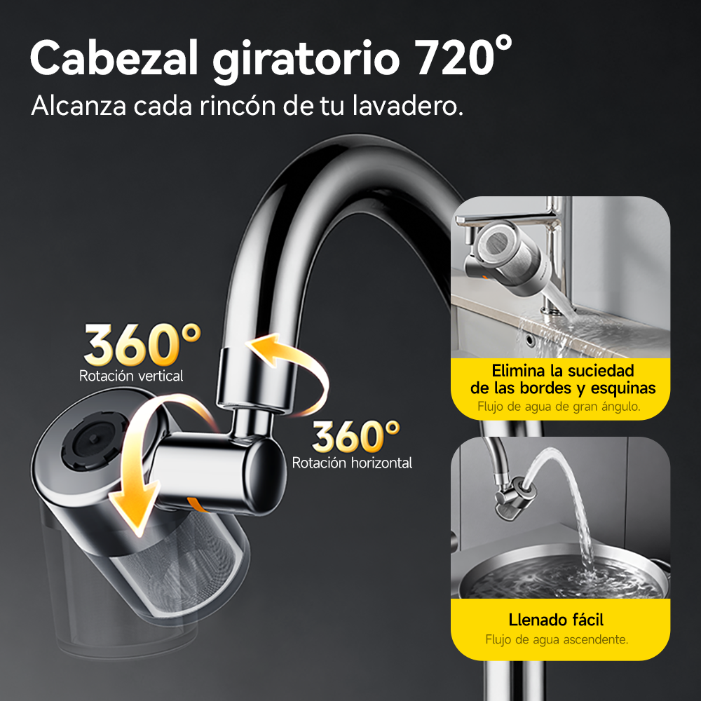 Filtro de agua para grifo a presión Deerma LT01 Plata