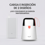 Aspiradora de Mano Anti-Ácaros EX919 + Removedor de Pelusa Portátil Inalámbrico MQ600