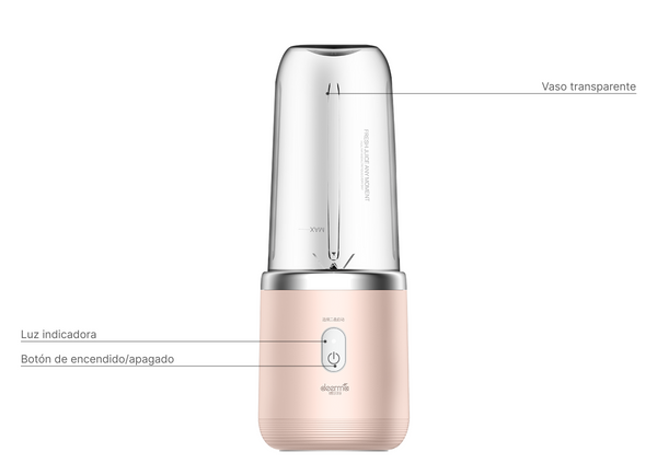 Licuadora Inalámbrica Portátil Deerma NU05 | Rosado