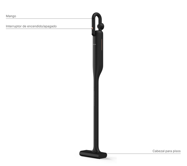 Aspiradora Inalámbrica Deerma VC03S | Recargable | 4000 mAh | Negro