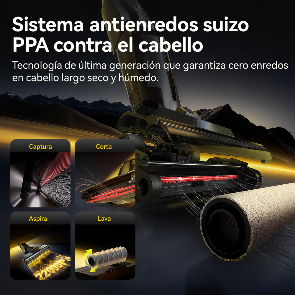 Aspiradora Lava Pisos Inalámbrica Deerma VX100 ULTRA S Autolimpieza