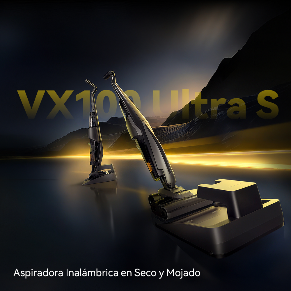 Aspiradora Lava Pisos Inalámbrica Deerma VX100 ULTRA S Autolimpieza
