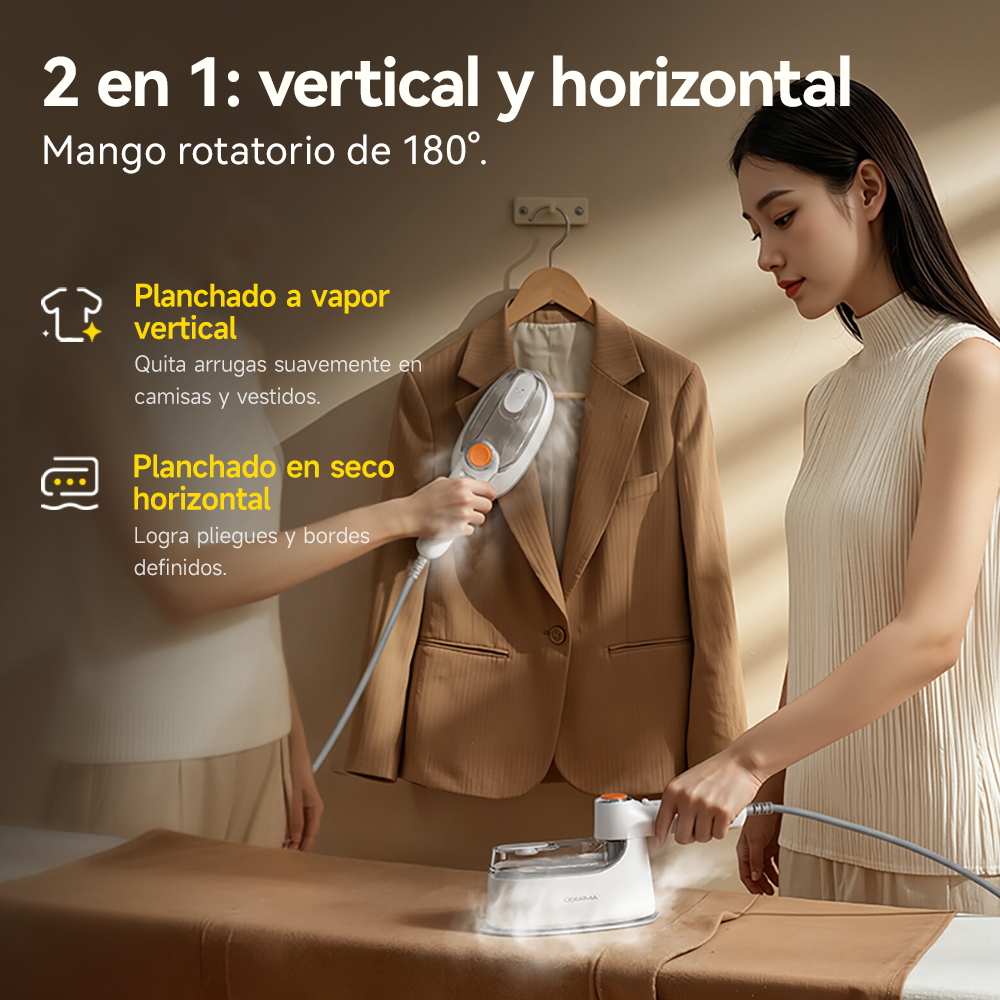 Plancha a vapor portátil para ropa Deerma GT01 Blanco