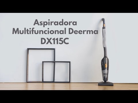 Aspiradora 2 en 1 DX115C | Negro | Caja de Producto Ligeramente Dañada