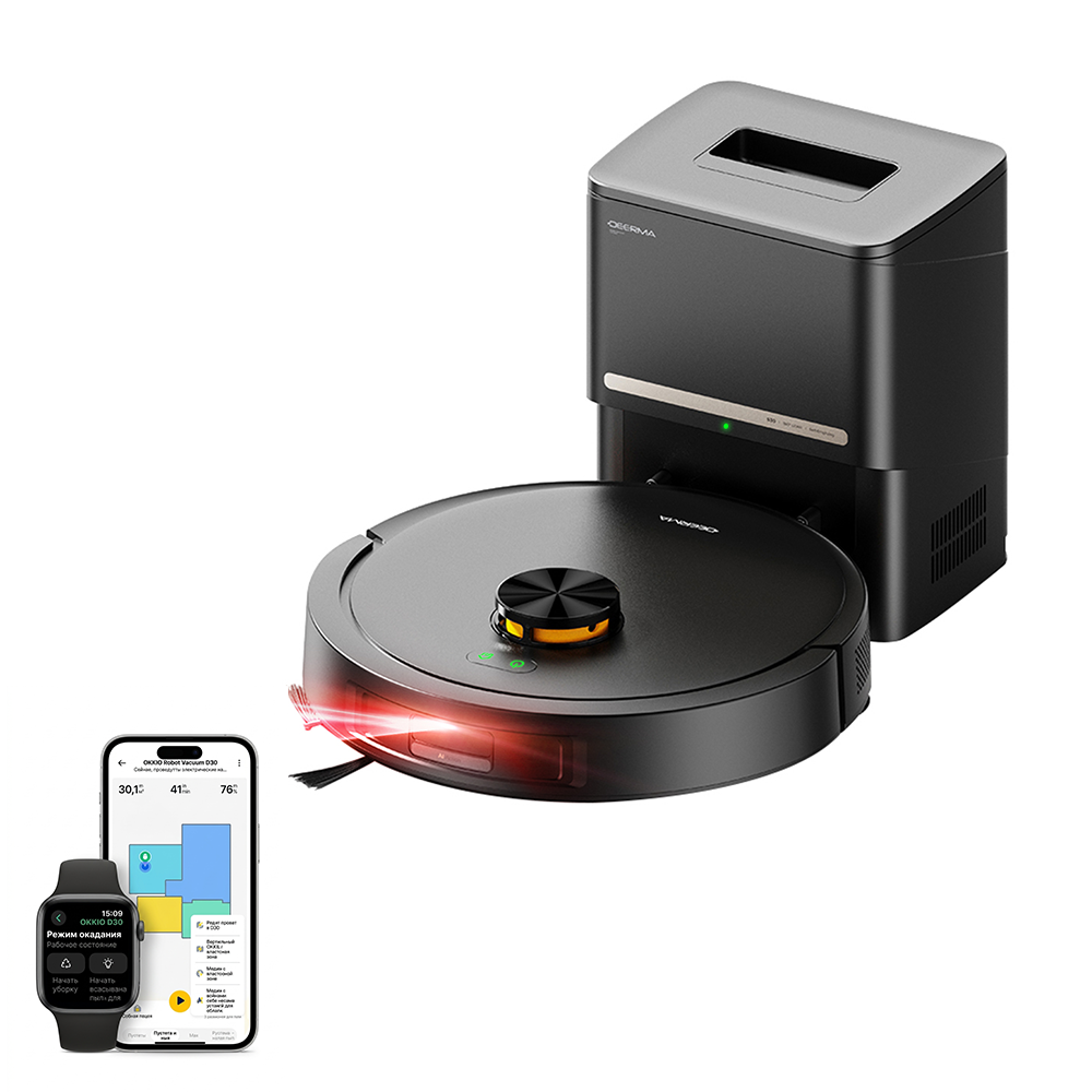 Aspiradora Robot Inteligente Deerma DEM-S30 Negro