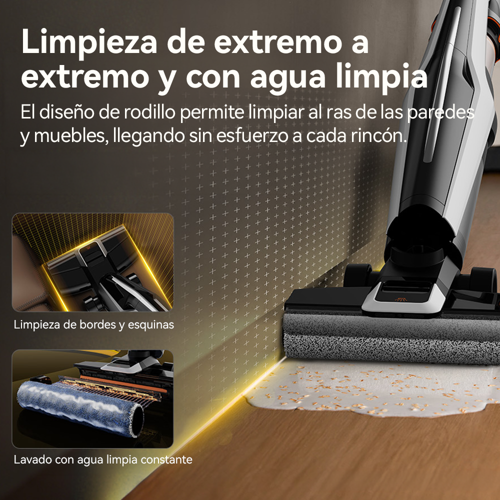 Aspiradora Lava pisos Deerma VX300 Autolimpieza 5 en 1