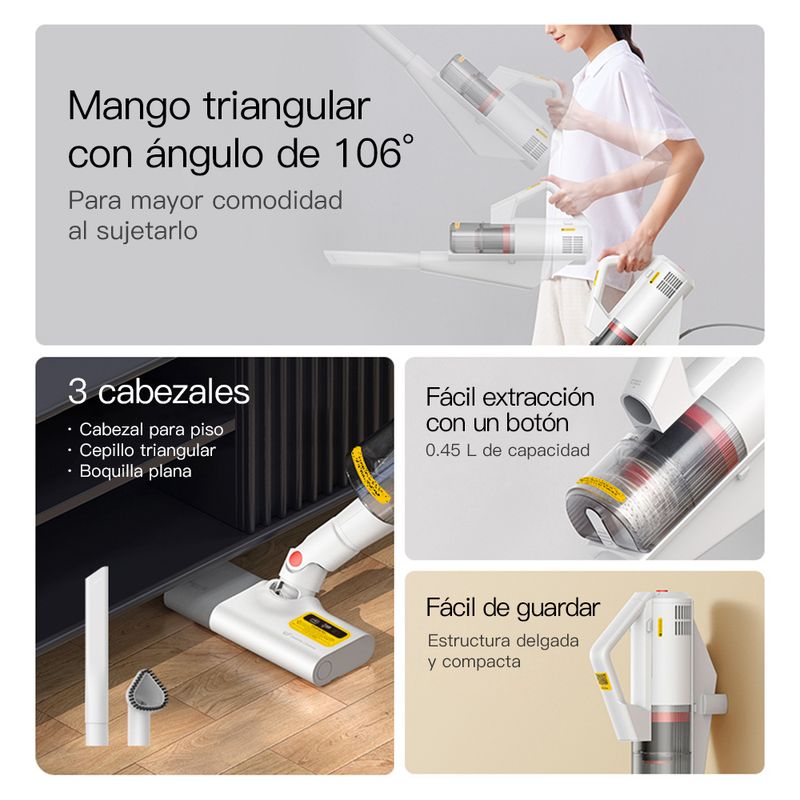 Aspiradora Multifuncional Ciclónica 2 en 1  DX888 | Deerma Perú